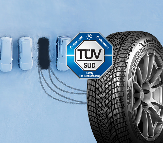 Goodyear UltraGrip 9+ – vue 3